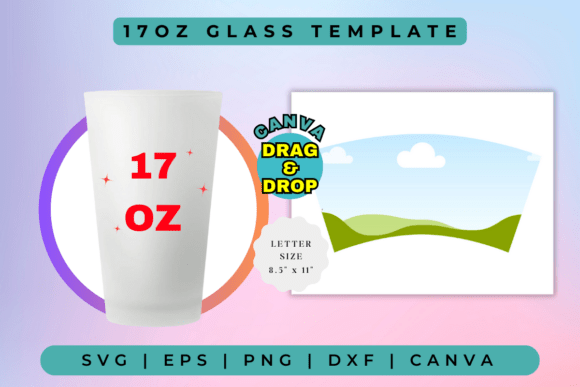 17oz Glass Template: A Digital Asset for Modern Branding
