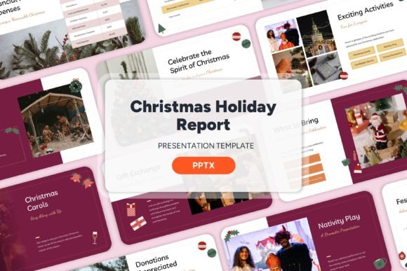 Christmas Holiday Report: PPT Templates for Your Business