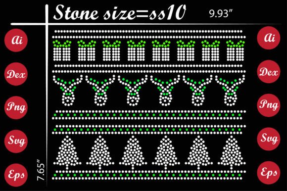 Christmas Rhinestone Templates: Your Sparkling Design Solution
