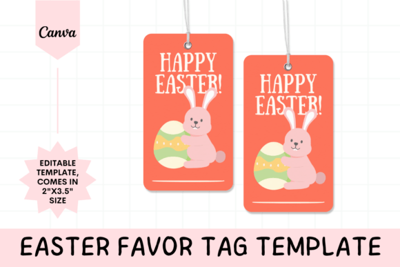 Elevate Your Easter Packaging with Editable Hang Tags