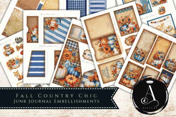 Fall Junk Journal Templates Tags: Crafting with Character
