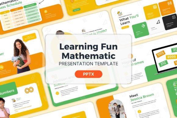 Learning Fun Mathematic - PPT Templates: Your Professional Presentation Ally
