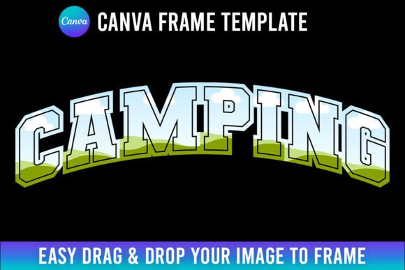 Mastering Outdoor Visuals with a Camping Canva Frame Editable Template