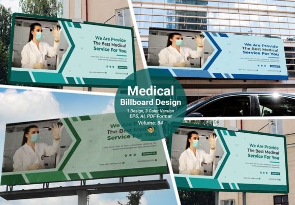 Medical Health Banner Templates V-84: Design Assets That Deliver