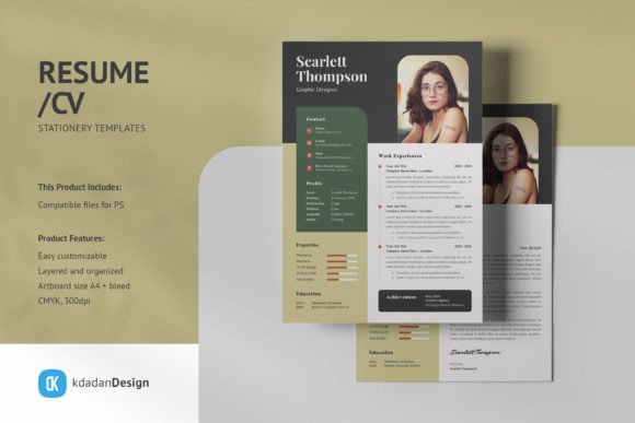Modernize Your Career with Resume CV PSD Templates