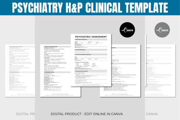 Psychiatry H&P Clinical Template: Streamline Your Psychiatric Assessments