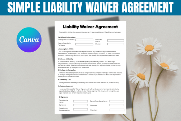 Simple Liability Waiver Agreement: Your Essential Template